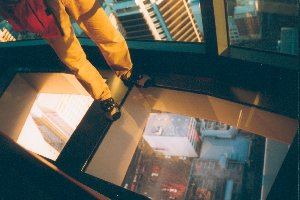 Glasboden im Skytower